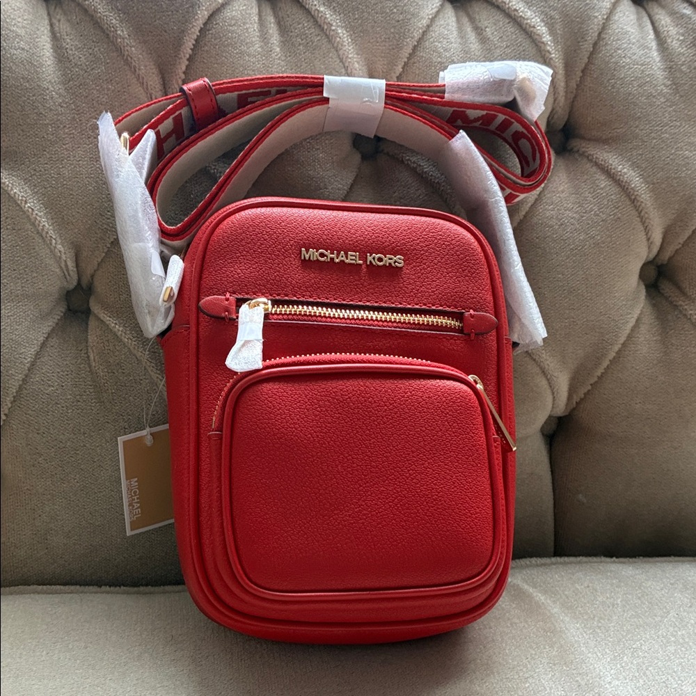 Michael Kors Vibrant Red Shoulder Bag